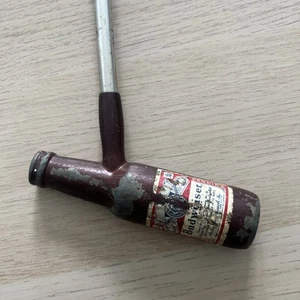 Vtg Budweiser Bottle Putter Steel Right Hand 35" Shaft, Long Neck Beer Novelty - Picture 1 of 9