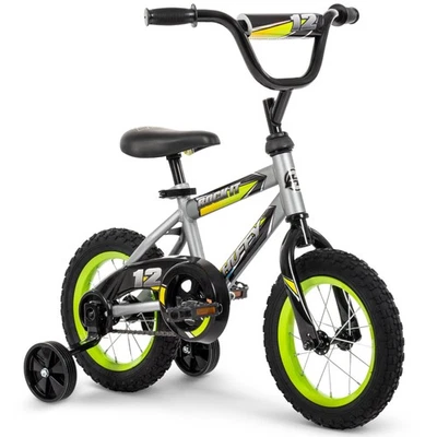 [US WAREHOUSE] Huffy 12" Rock It Kids' Bike, Gray, Child, Boys - Image 1 of 4