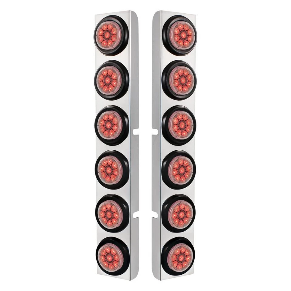 United Pacific 37349 Air Cleaner Light Bar, Rear, Stainless Steel, with Bracket, — 第 1/1 张图片