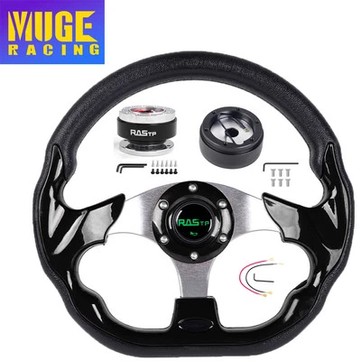 13“ Steering Wheel+Quick Release+Hub Adapter 186H For Volkswagen VW Golf Porsche - Изображение 1 из 4