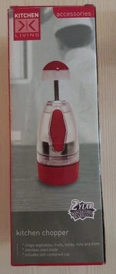 Cocina Salón, Picadora de Hoja de Acero Inoxidable ~ Verduras, Frutas, Nueces, NUEVO EN CAJA Foto 1 de 4