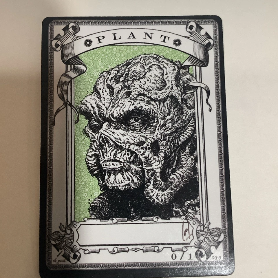 Autogramm signed RK Post Token MTG, Magic, the gathering Plant Token 0/1 - Bild 1 von 1