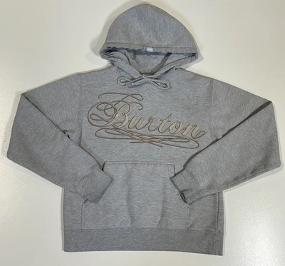 Sudadera con Capucha Burton Vintage Talla S Cuadrada Corta Snowboard Esquí Y2K Foto 1 de 4