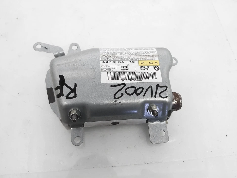 Airbag para porta do passageiro dianteiro 2009-2010 BMW 535I 72-12-7-034-058 *Sedan - Imagem 1 de 4