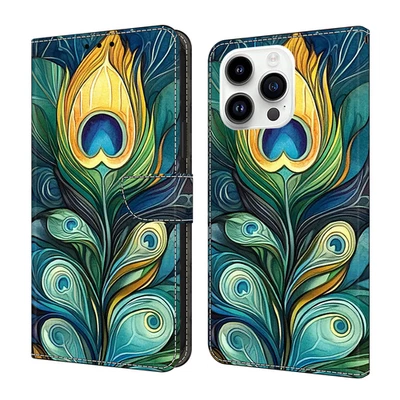 For Various Phone Leather Card Wallet Case Bag Flip Stand Cover Women Girls Hot - Image 1 of 4