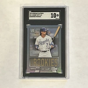 2022 Bowman Platinum #RR-13 Bobby Witt Jr. Renowned Rookies Kansas City SGC 10 - Picture 1 of 8