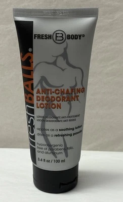 Fresh Balls 3,4 oz de Fresh Body Loción Anti Rozaduras en Polvo Hombres Bola Desodorante Foto 1 de 4