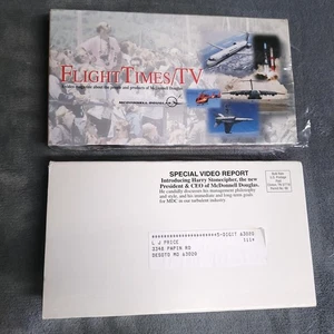Flight Times TV McDonnell Douglas VHS Magazine No. 5 + Special Video Report - Picture 1 of 4