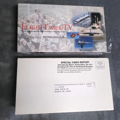 Flight Times TV McDonnell Douglas VHS Magazine No. 5 + Special Video Report - Image 1 of 4