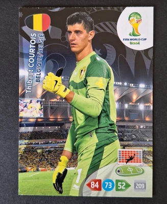 Thibaut Courtois ROOKIE Belgique Carte Panini Adrenalyn World Cup Brasil 2014 - Photo 1/2