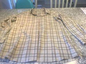 PENDELTON Long Sleeve Plaid 3 Pockets Button Down Dress shirt -Medium USA Made - Picture 1 of 8