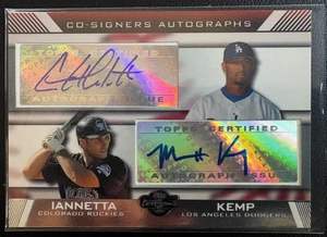 2007 Topps Co-Signers Matt Kemp Chris Iannetta ROOKIE Dual Auto Dodgers - Picture 1 of 1
