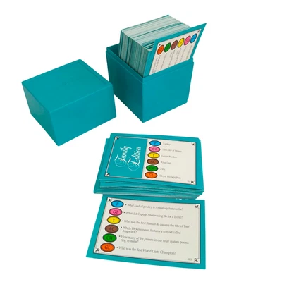 Trivial Pursuit  Family Older (1992) SPARE QUESTION CARDS 200x Cards + Case - Image 1 of 3