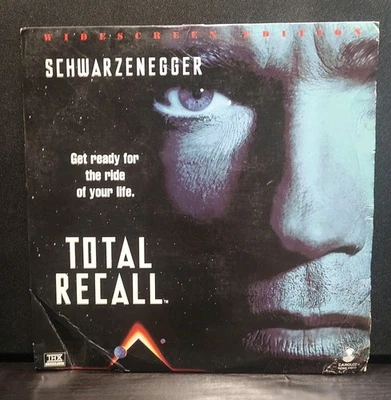 Total Recall Widescreen THX Laserdisc LD Arnold Schwarzenegger Untested - Image 1 of 4
