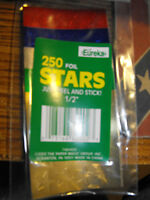 Lot of 1500 Metallic Green Peel & Stick Foil Stars .5" Diameter By Eureka Lot of 1500 Metallic Green Peel & Stick Foil Stars .5" Diameter By Eureka