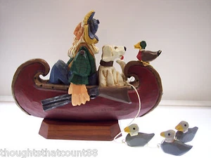 David Frykman EL CAZADOR EN CANOA CON PISTOLA DF3064 1997 sin caja * ENVÍO GRATUITO A EE. UU. - Imagen 1 de 3