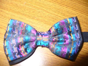 USED Bow Tie -  Jeweltone Houndstooth 88868 - Picture 1 of 1