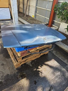 1993 1994 1995 1996 Cadillac Brougham   Hood Panel Blue - Picture 1 of 4