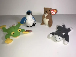 Vintage McDonald’s Teenie Beanie Babies 1999 (4, Loose) *See Description* - Picture 1 of 12