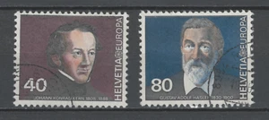 Briefmarkensatz Schweiz Michel-Nr. 1174 - 1175 Europa CEPT 1980 gestempelt - Bild 1 von 1