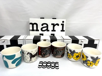Tazas Marimekko Latte, Juego de 2, Nuevas en Caja 200ml Foto 1 de 4