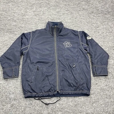 Chaqueta De Colección FUBU Para Hombre Extra Grande Azul Reversible Hip Hop Rap Equipo Urbano Foto 1 de 4