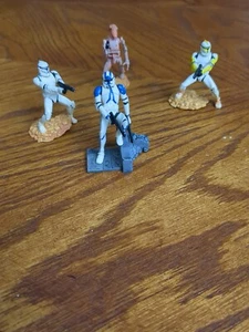 Star Wars Epic Duels replacement 2002 4 Miniature Figure Character Family-owned - Picture 1 of 7