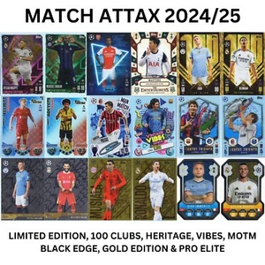 MATCH ATTAX 24/25 2025 EDIZIONE LIMITATA/100 CLUB/HERITAGE/BLACK EDGE/GOLD EDITION - Foto 1 di 171