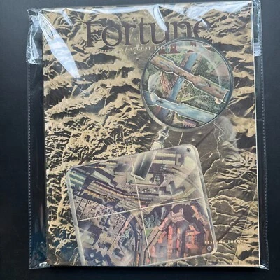FORTUNE MAGAZINE Aug 1943 - Modern Foreign Policy, Mexico, Promise of Television - Image 1 of 4