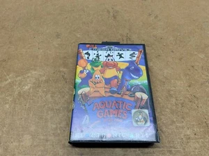 JEU SEGA MEGADRIVE AQUATIC GAMES SANS NOTICE EN BOITE - Picture 1 of 4