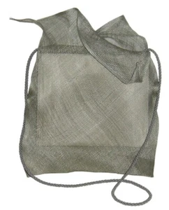 Sac à main de Créateur - RUE du BAG gris femmes pochette mariage made in France - Picture 1 of 3