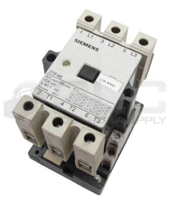SIEMENS 3TF4622-0XM0 CONTACTOR 3 POLE 80A 690V COIL 220-264V 50/60HZ - Image 1 of 4