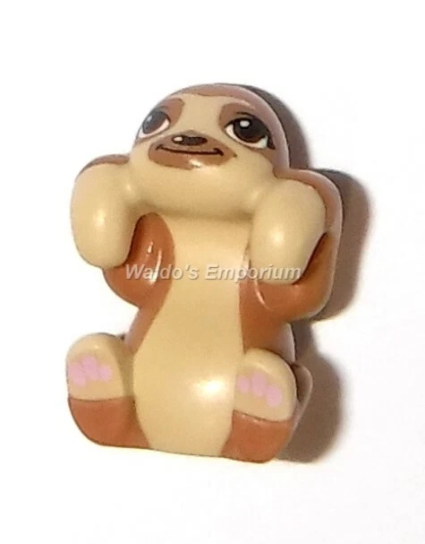 Lego Friends Minifigure Animal, SLOTH, Tan, from set 41424 Jungle Rescue, New - Image 1 of 1