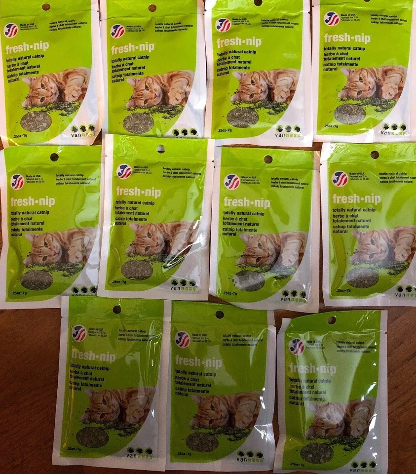 11-packs VanNess Natural Catnip High Quality Your Cat Will Love it Made in USA - Image 1 of 3