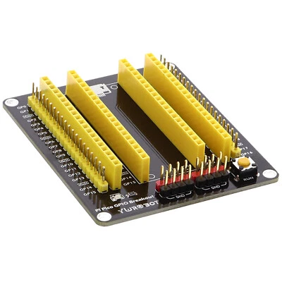 GPIO Erweiterungsboard mit Headerpin und Buchse für Raspberry Pi Pico  - Bild 1 von 4