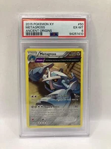Pokemon XY 2015 Metagross Ancient Origins #50 PSA 6 - Picture 1 of 2