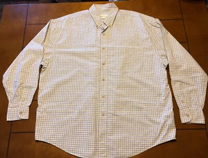 Eddie Bauer Mens Checkered XL Long Sleeved Button Up Shirt - Picture 1 of 4