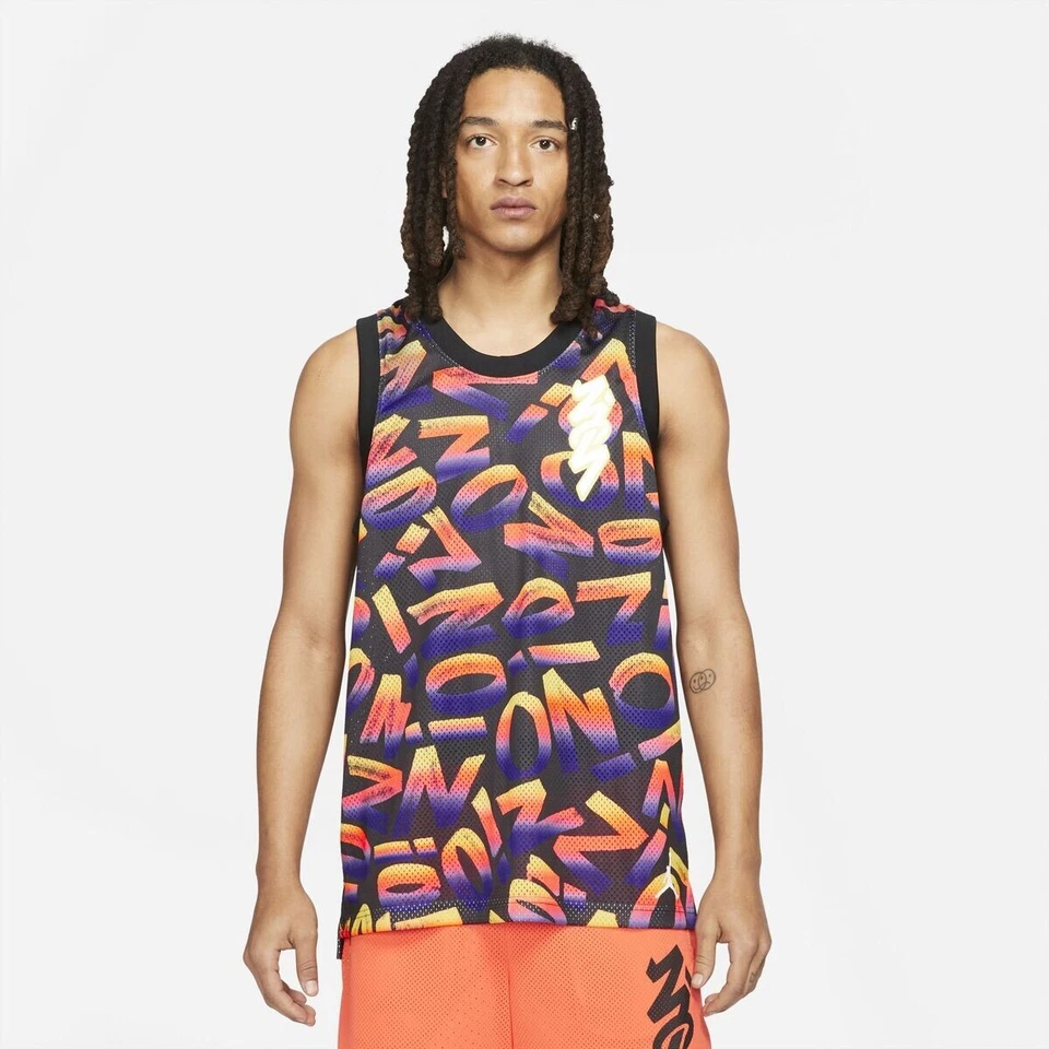 Nike Jordan Zion All Over Print DRI-FIT Jersey Tank DH0594-100 Men’s XL RARE