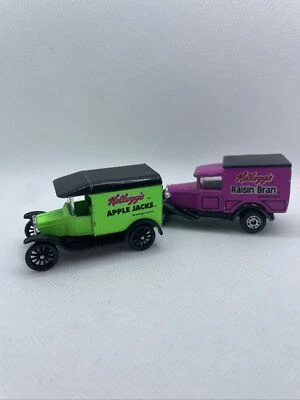 VTG Matchbox  Ford Model A , 1921  Model T Kellogg’s AppleJacks/RaisinBran ASIS - Imagem 1 de 4