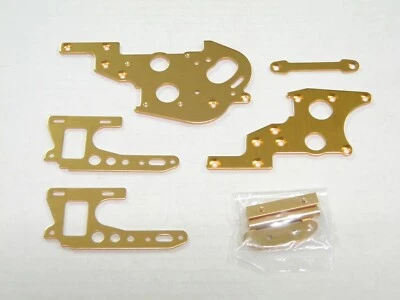 NUEVO KYOSHO 4x4 placas de chasis dorado turbo optima jabalina kp13g Foto 1 de 3