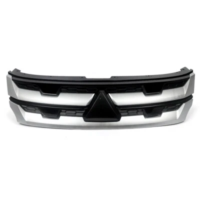 Chrome Front Bumper Grille Fits Mitsubishi Outlander Sport 2020-2023 ASX RVR - Imagem 1 de 4