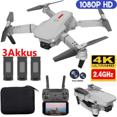 Drohne mit Kameras 4K 360° Hindernisvermeidung Dual-Kamera Faltbar RC Quadcopter - Bild 1 von 4