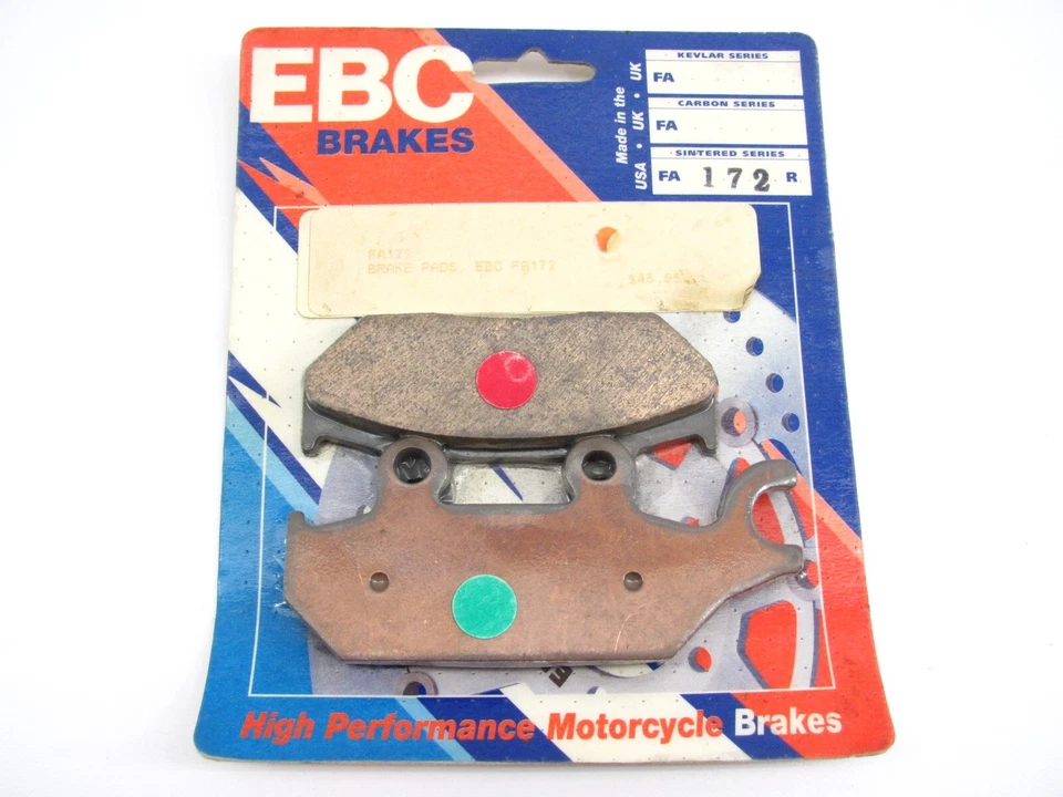 EBC NOS FA172R BRAKE PADS YAMAHA XT600 UTV YXM700 VIKING EPS SE Foto 1 de 1