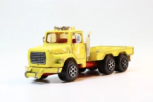 Majorette Yellow Crane Truck Scale: 1/60 Diecast Model Series 3000 France 1986 - Picture 1 of 17