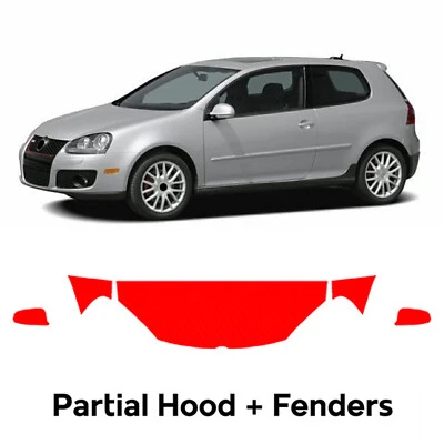 Película de protección de pintura PPF precortada para capó para Volkswagen GTI 2006-2009 Foto 1 de 4