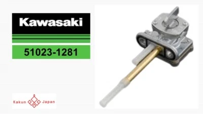 Kawasaki OEM 51023-1281 2000 - 2001 GENUINO W650 W 650 VÁLVULA DE COMBUSTIBLE PETCOCK Foto 1 de 4