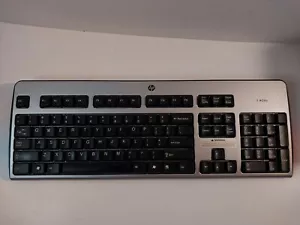 HP KG-0133 Black Wireless Keyboard No receiver Replacement keyboard only - Picture 1 of 7