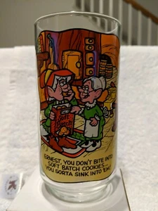 Keebler Cookies 1984 vidrio promocional #3 suave y masticable vintage - Imagen 1 de 5