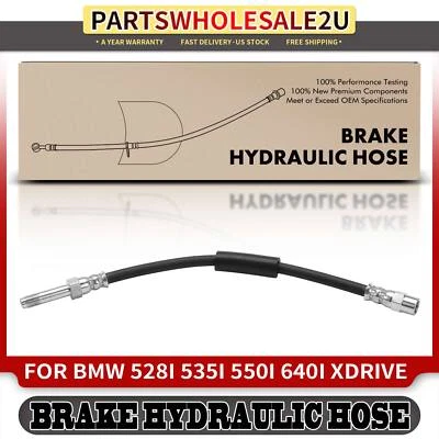 后 LH 或右手制动液压软管适用于宝马 528i 535d 535i 535i GT 550i GT 640i — 第 1/4 张图片