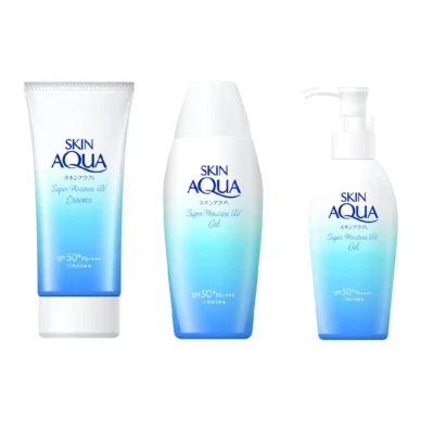 Rohto Skin Aqua Super Moisture Gel, Essence, Sunscreen Waterproof SPF50+ PA++++ - Image 1 of 4